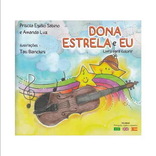 Dona Estrela e Eu - livro para colorir