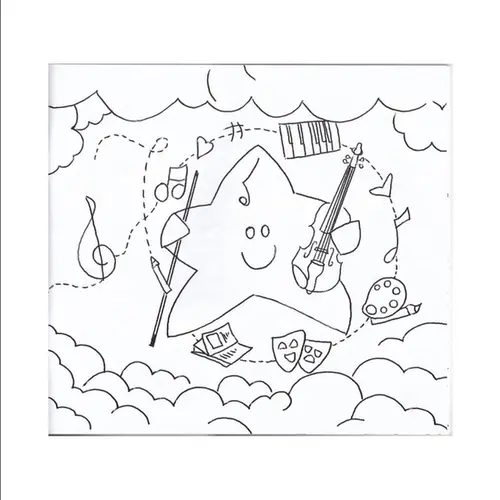 Dona Estrela e Eu - livro para colorir