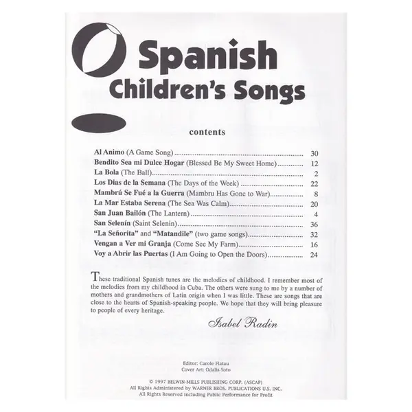 Spanish Children's Songs Vol.2