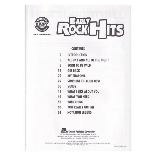 Early Rock Hits