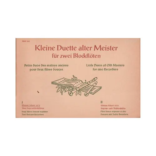 Kleine Duette Alter Meister - Vol.1
