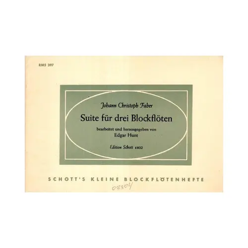 Suite fur drei blockfloten