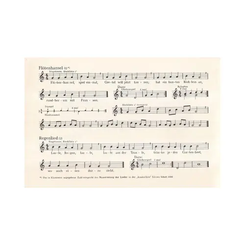 Erstes Musizieren para instrumentos melodicos ou canto