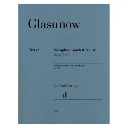 Saxophone Quartet B flat major op. 109