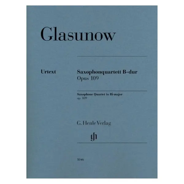 Saxophone Quartet B flat major op. 109