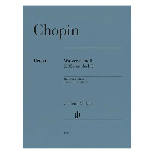 Waltz a minor with facsimile