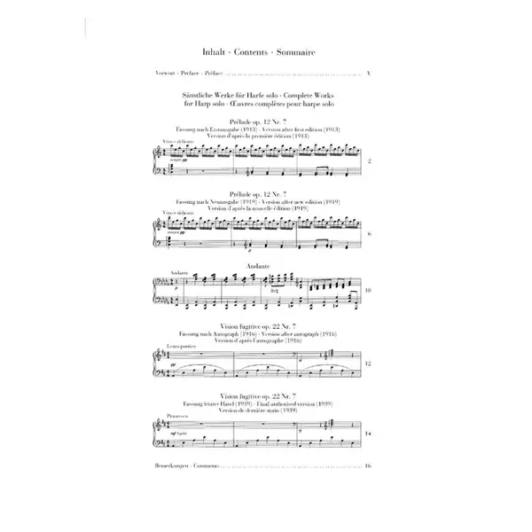 Complete Works for Harp solo