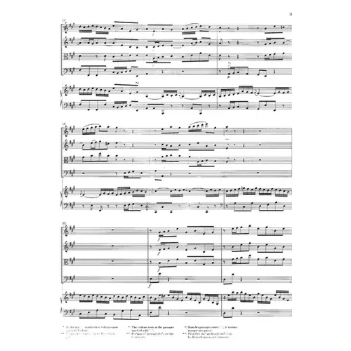 Harpsichord Concerto no. 4 A major BWV 1055 - Score