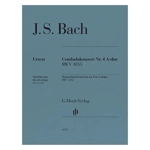 Harpsichord Concerto no. 4 A major BWV 1055 - Parts