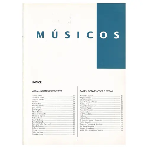 Anuário Brasileiro dos Músicos,Produtores e Estúdios 1996