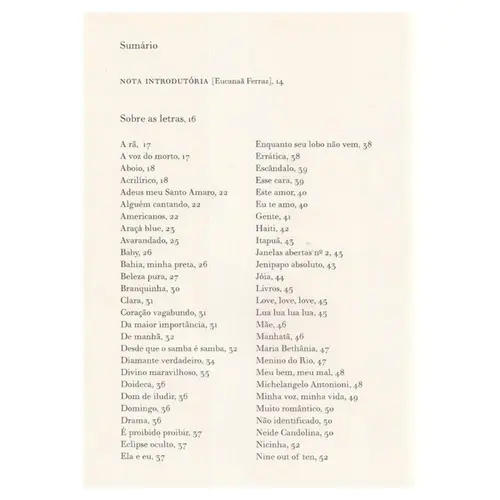 Sobre as Letras (1 Volume)