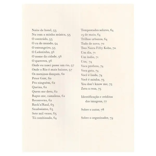 Sobre as Letras (1 Volume)