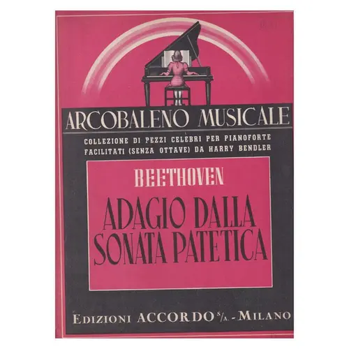 Adagio Dalla Sonata Patetica - Facil  (Edição Antiga)
