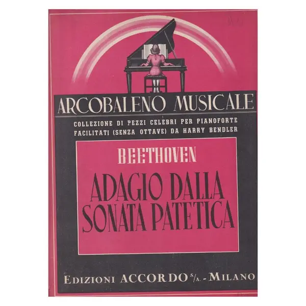 Adagio Dalla Sonata Patetica - Facil  (Edição Antiga)