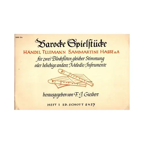 Barocke Spielstucke fur zwei bockfloten