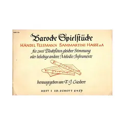 Barocke Spielstucke fur zwei bockfloten