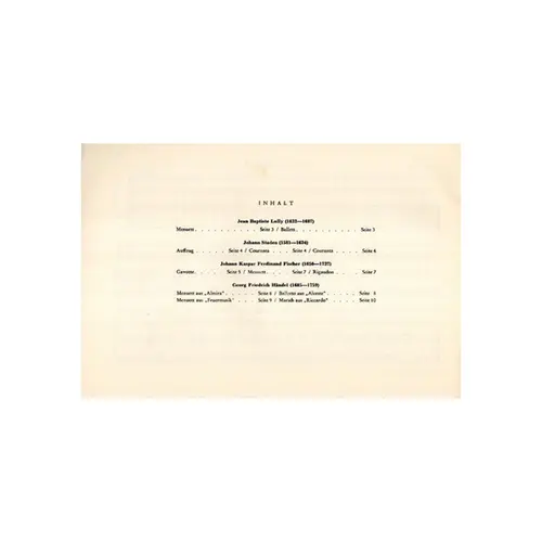 Im Trio - Kleine Triostucke von Meistern des Barock