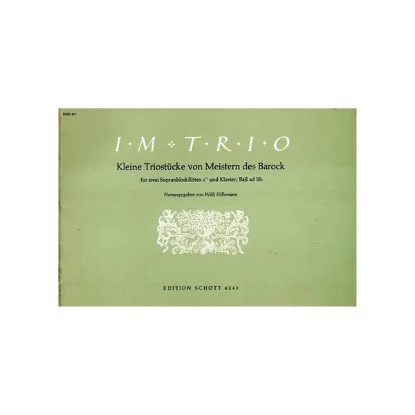 Im Trio - Kleine Triostucke von Meistern des Barock
