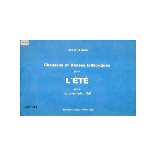 Chansons Et Danses Folkloriques Pour L´Ete