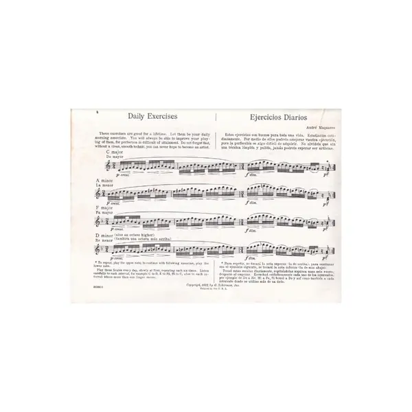 Daily Exercises For Flute