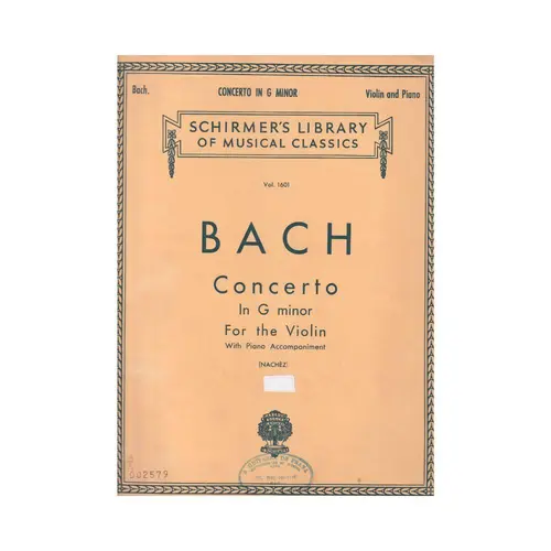 Concerto In G Min Violino    (1601)