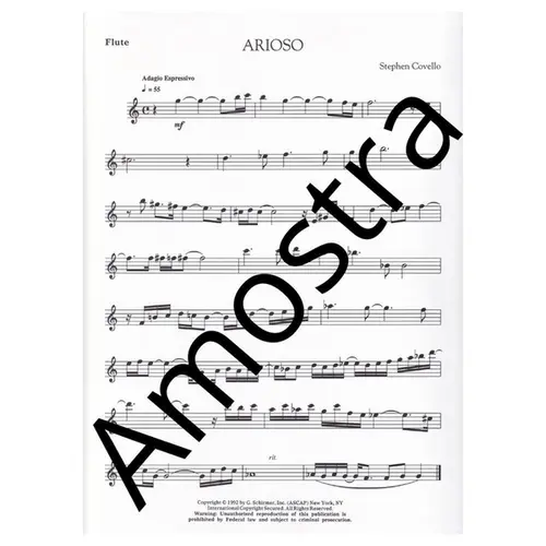 Arioso For Flute And Piano