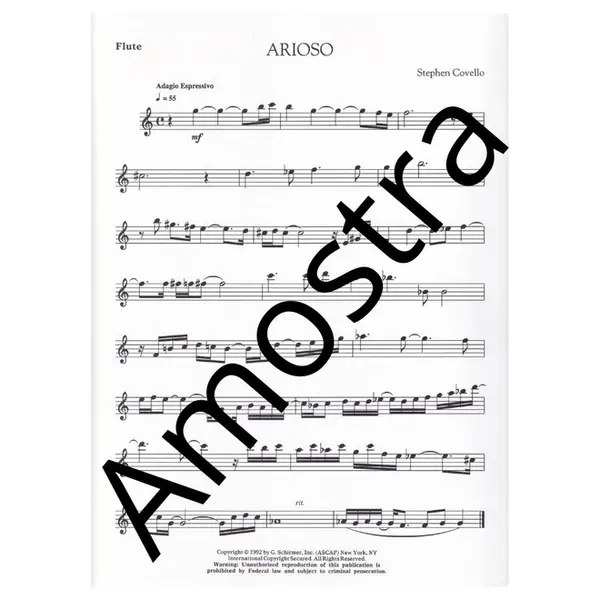 Arioso For Flute And Piano