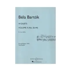 44 Duets Vol.2 (Ns.26 - 44) For Two Violins