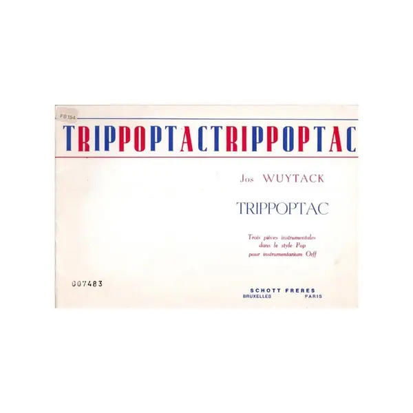 Trippoptac - trois pieces instrumentales