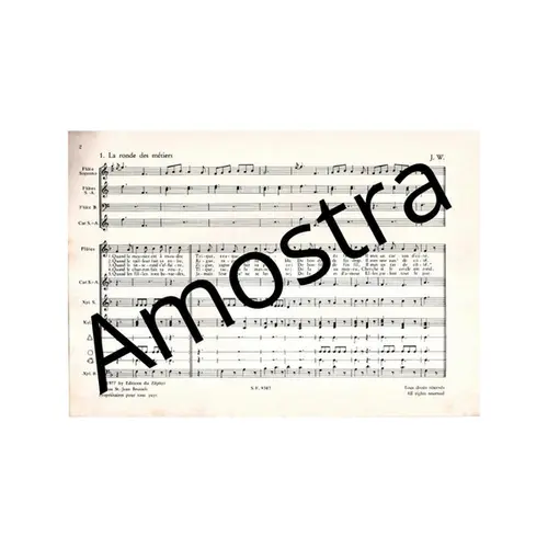 Les Corporations  avec instrumentarium Orff - Vol.2