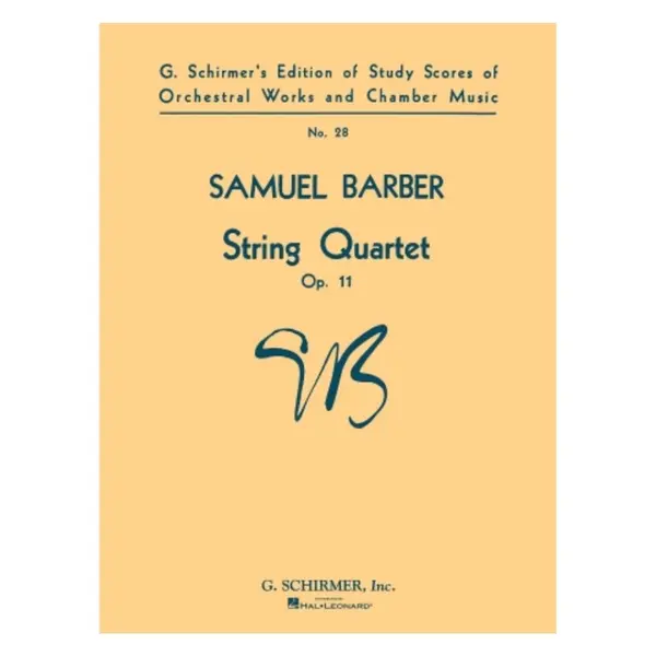 String Quartet, Op. 11 - study score