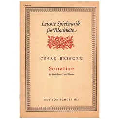 Leichte Spielmusic fur Blockflote - Sonatine