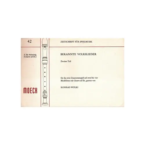 Bekannte volkslieder - vol.2