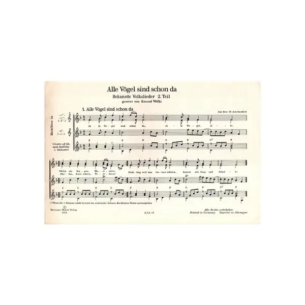 Bekannte volkslieder - vol.2