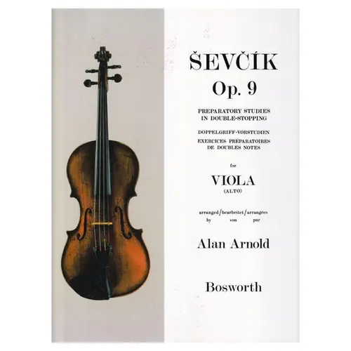 Sevcik for Viola – Opus 9 Preparatory Studies in Double-Stopping