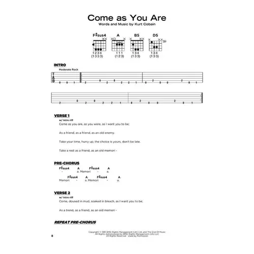 Nirvana – Really Easy Guitar