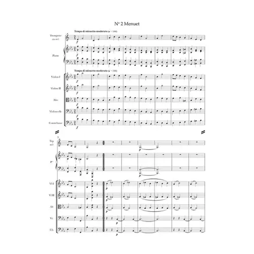 Septuor for Trumpet, Piano, two Violins, Viola, Violoncello and Double Bass in E-flat major op. 65 - Score