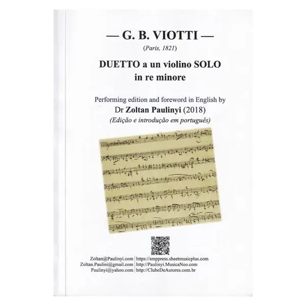 Duetto a un violino Solo in re minore