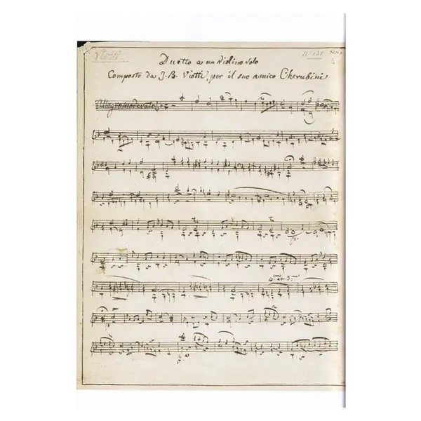 Duetto a un violino Solo in re minore