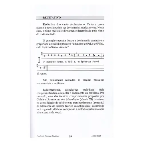 Formas Poéticas Musicais