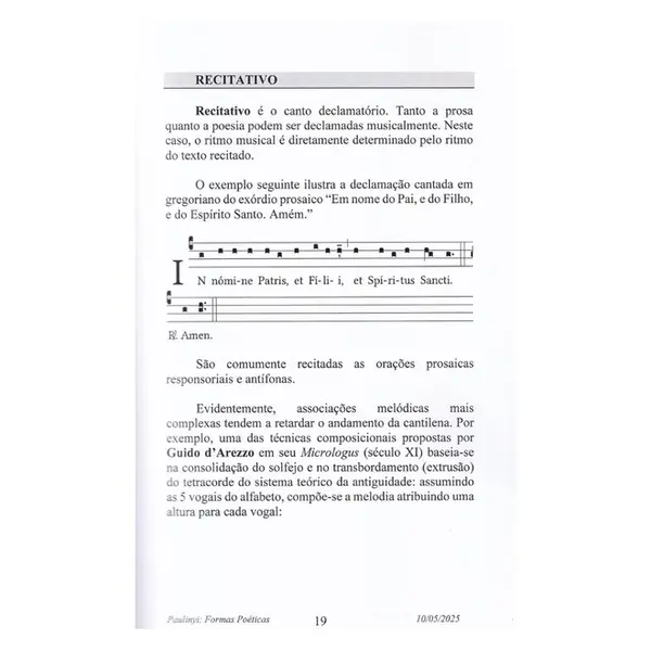 Formas Poéticas Musicais
