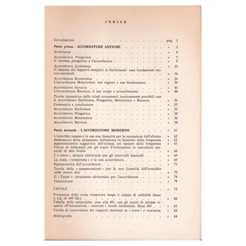 Accordature e Accordatori