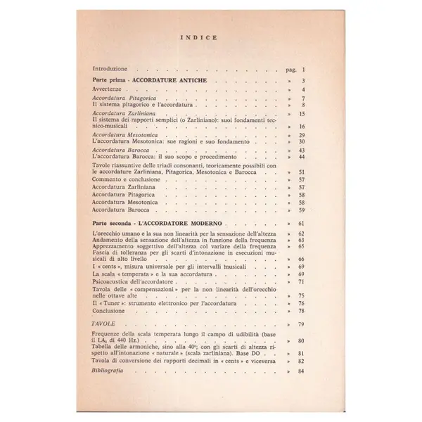 Accordature e Accordatori