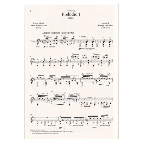Prelúdios 1 e 2 - Carlos Barbosa Lima