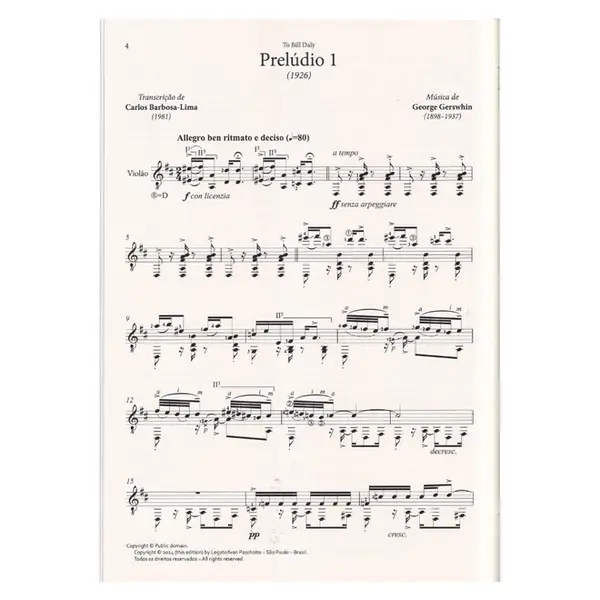 Prelúdios 1 e 2 - Carlos Barbosa Lima