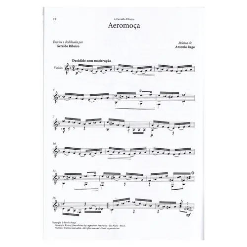Antonio Rago - 13 peças para violão