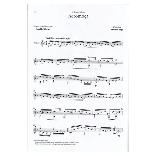 Antonio Rago - 13 peças para violão