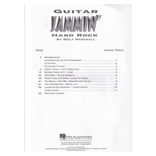 Guitar Jammin Hard Rock