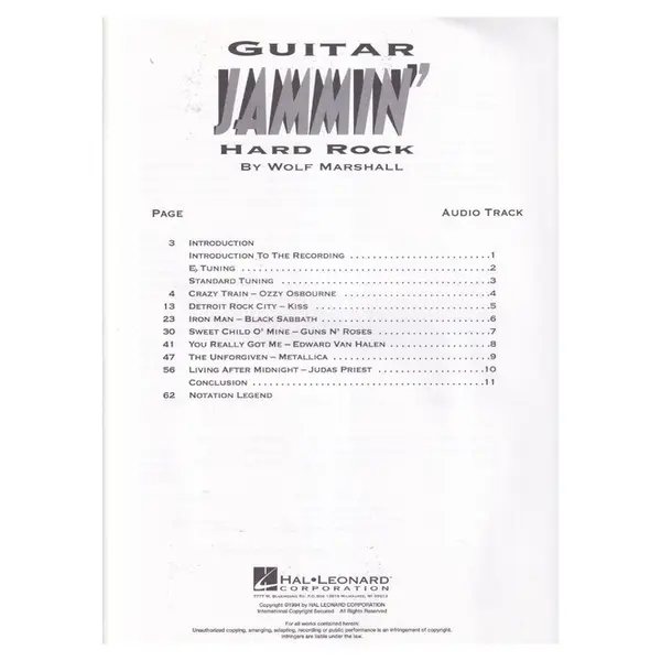 Guitar Jammin Hard Rock