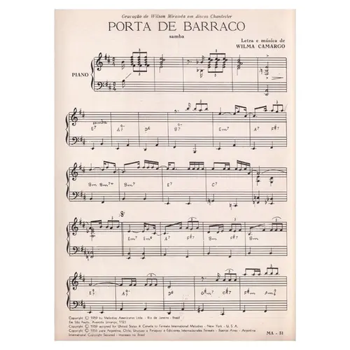 Porta de Barraco - Samba